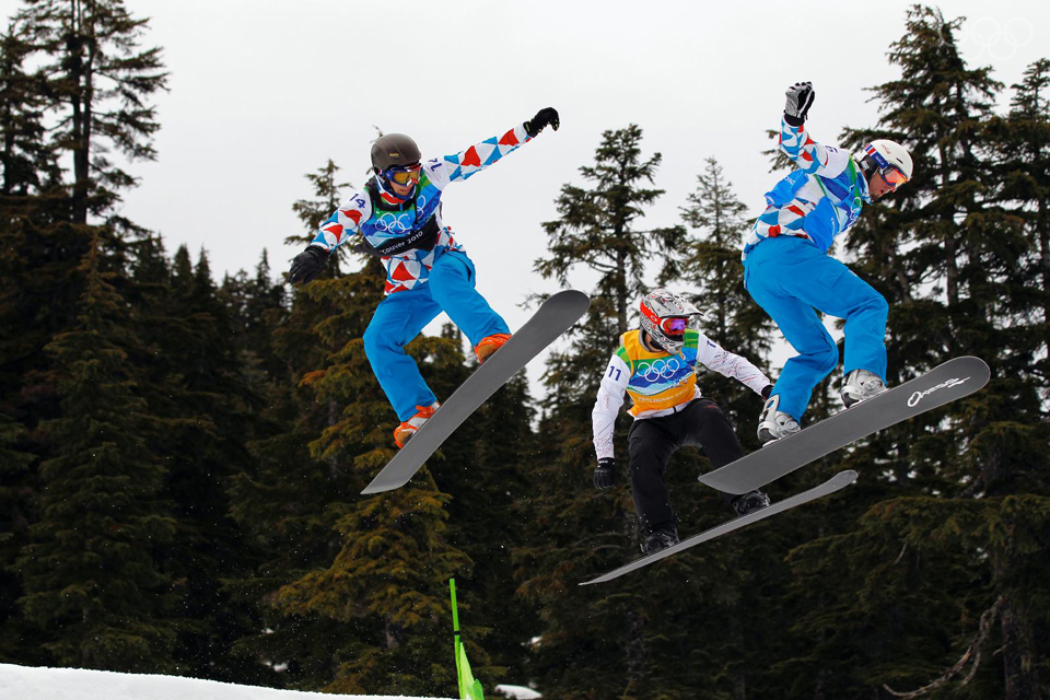 Snowboarding Cross